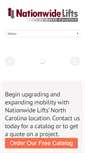 Mobile Screenshot of nwliftsnc.com